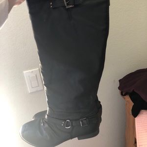 Black boots